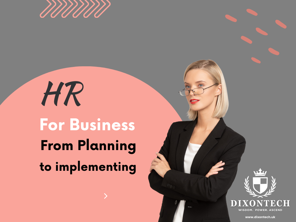 HR For Business- From Planning to implementing 
